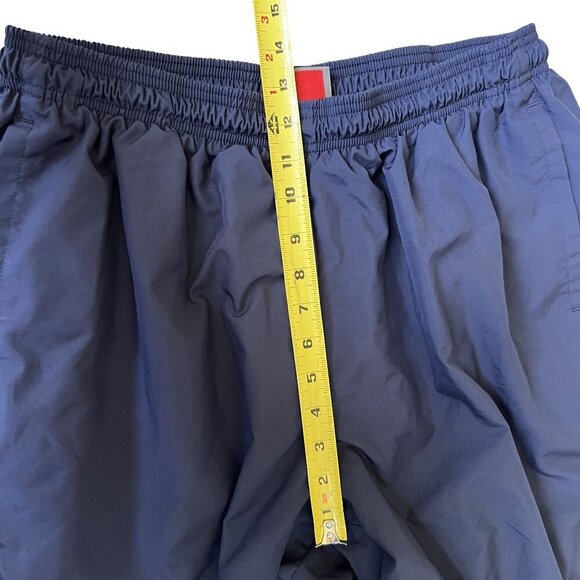 Nike Team Mens XXLT Navy Blue Athletic Track Pants White Side Stripe Windbreaker - Picture 8 of 13